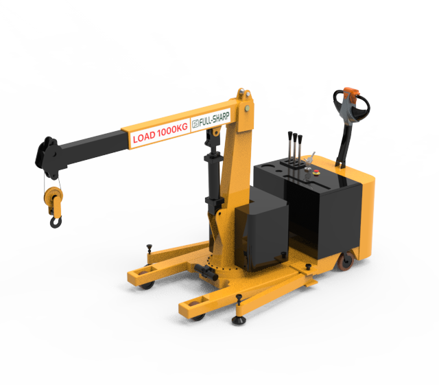 Cable winch electric mobile mini crane - view 1