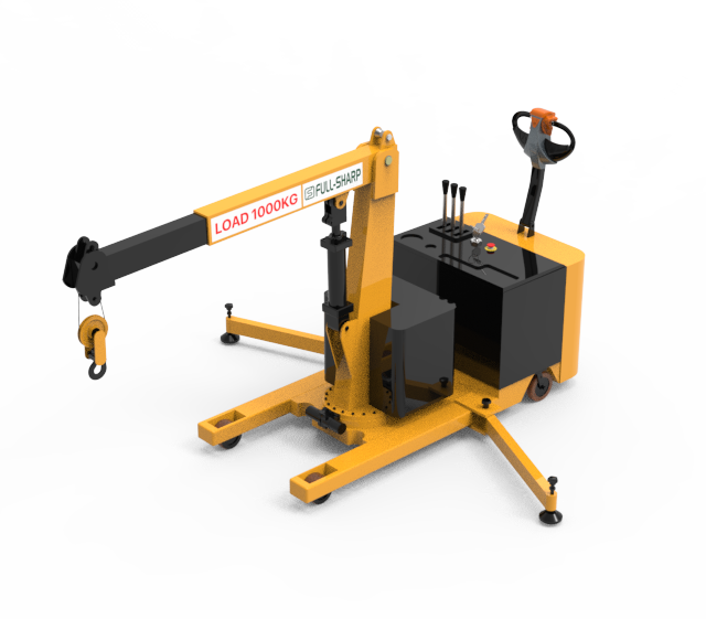 Cable winch electric mobile mini crane - view 3