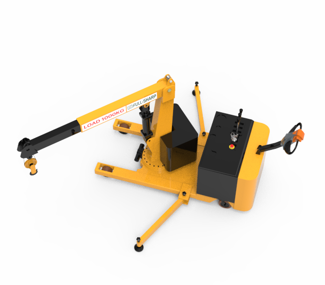 Cable winch electric mobile mini crane - view 4