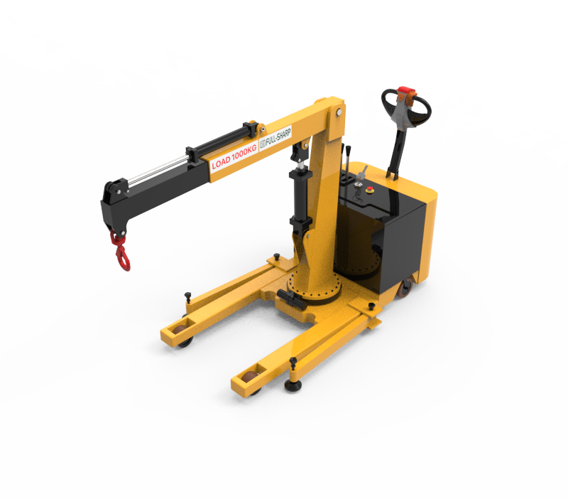 Fully electric mobile mini crane - view 1