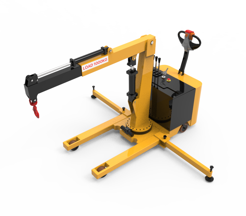 Fully electric mobile mini crane - view 3