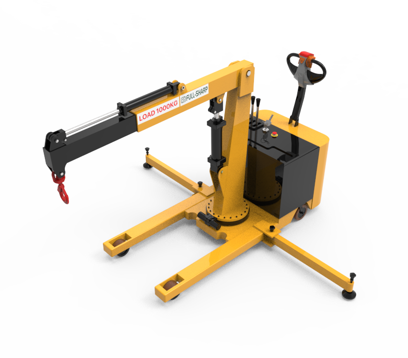 Fully electric mobile mini crane - view 2