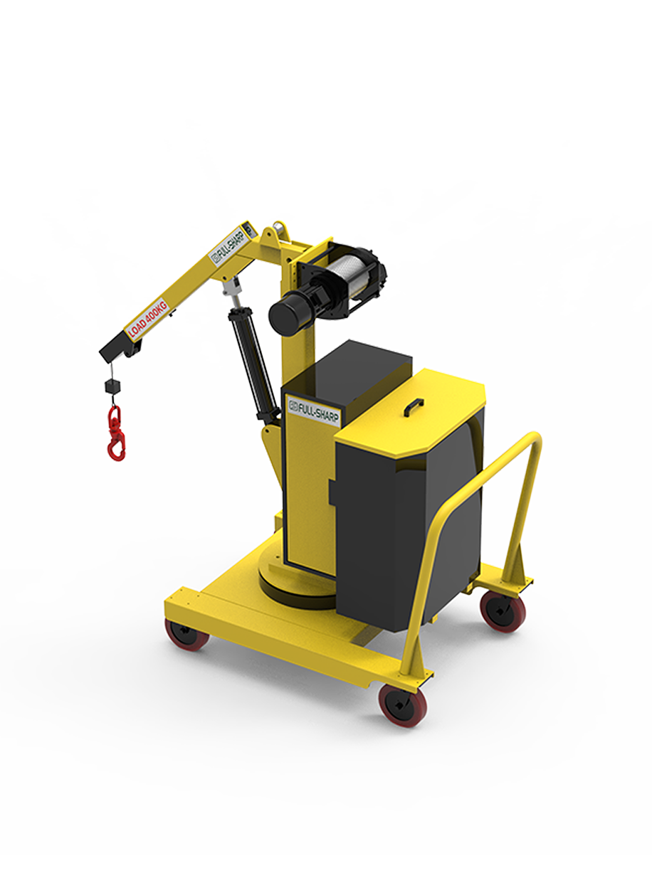Xe cẩu mini 400kg (bán tự động)