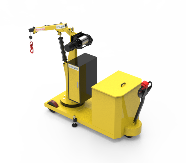 Xe cẩu mini 1000kg (bán tự động)